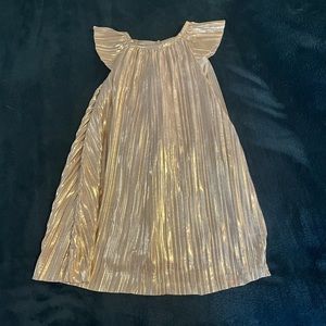 Gold party dress
